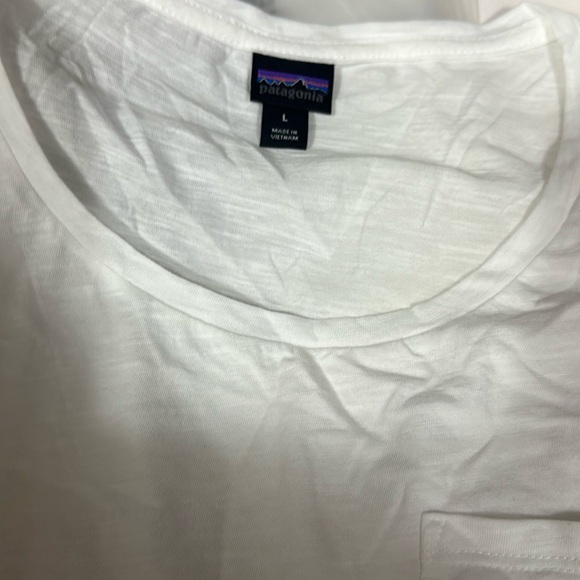 Patagonia Mainstay White Tank Top - Women's NWOT Size L - Picture 3 of 6